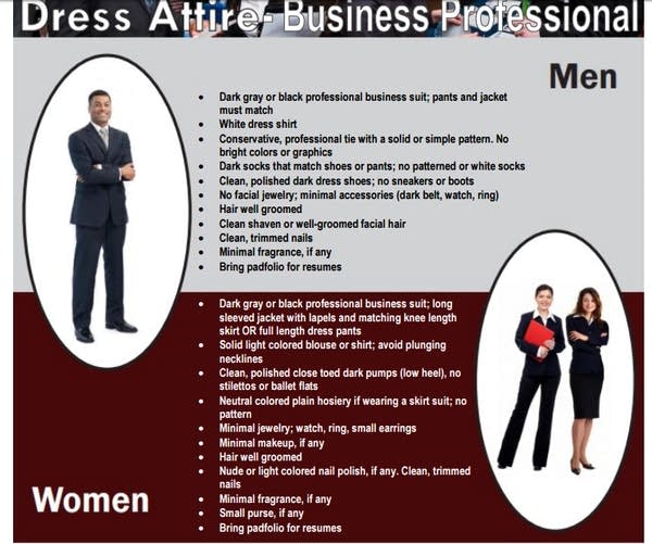 In dressing for success, no gray areas at one school