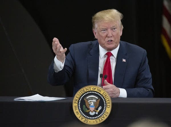 President Trump speaks at a roundtable focusing on tax cuts.