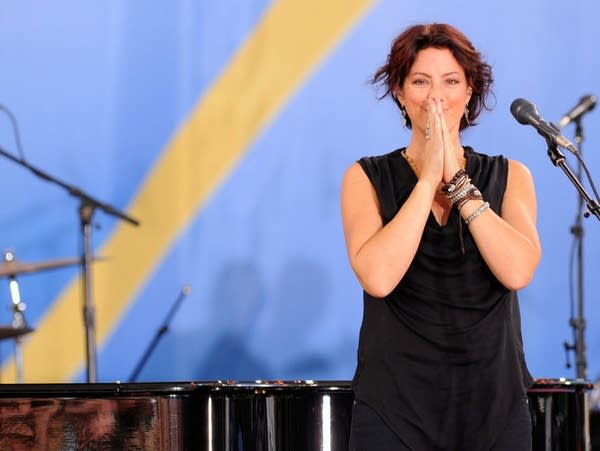 Lilith Fair founder Sarah McLachlan at a performance in New York's Central Park.