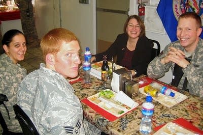 Klobuchar in Afghanistan