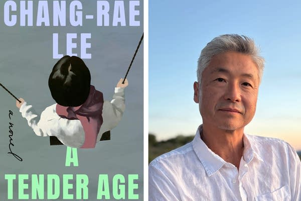 A tender age book cover and author photo