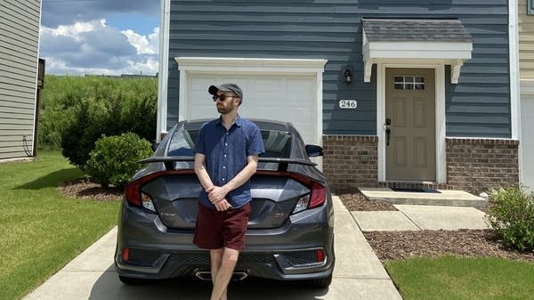 One of the perks of a townhome, said Brandon Adams, is that as a new homeowner, the HOA gives him the support to fall back on.