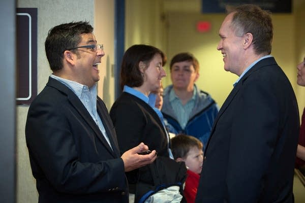 Photos: Minn. same-sex couples line up for marriage licenses