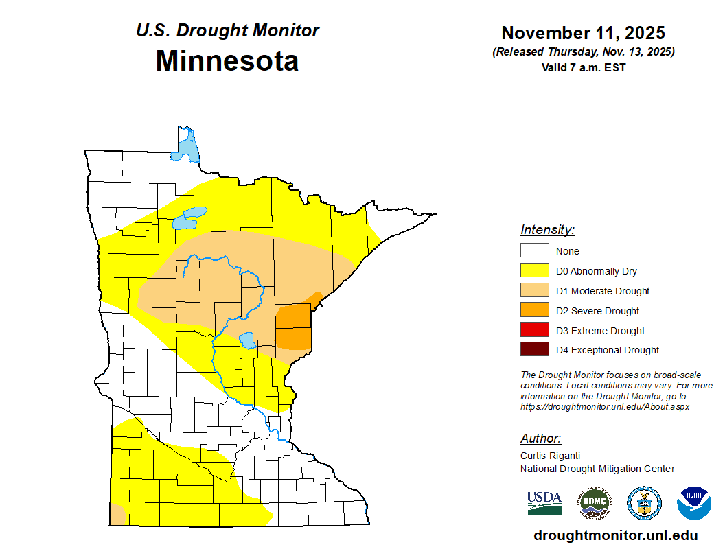 Drought monitor 11-11-25