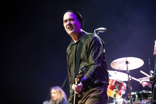 Musician Krist Novoselic, founding member of Nirvana, performs onstage during Homeward Bound: A Benefit for the Homeless Community and PATH at The Wiltern on January 23, 2020, in Los Angeles.