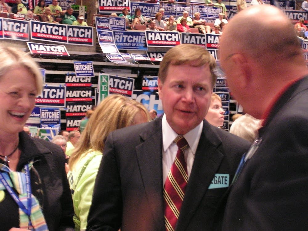 Working the floor