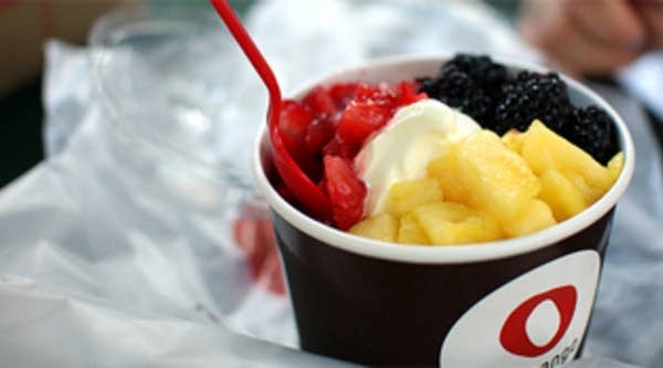 Frozen yogurt from Red Mango.