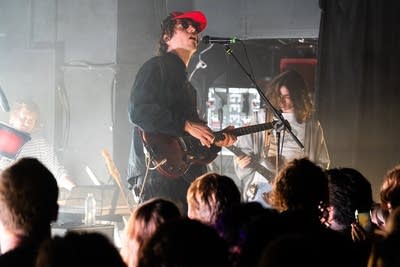 Geese performing at Amsterdam Bar and Hall.