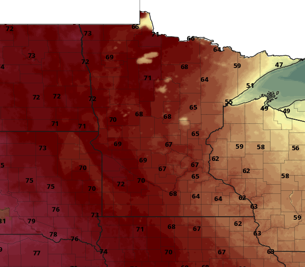 Finally, lighter winds and much warmer Wednesday 