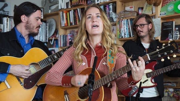 Margo Price plays a Tiny Desk Concert at NPR.