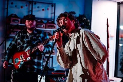 band performing on stage