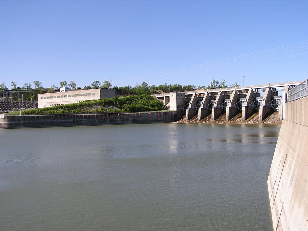 Gavins Point Dam on the Missouri River