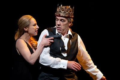 Michael as Lady Macbeth and Hampson as Macbeth