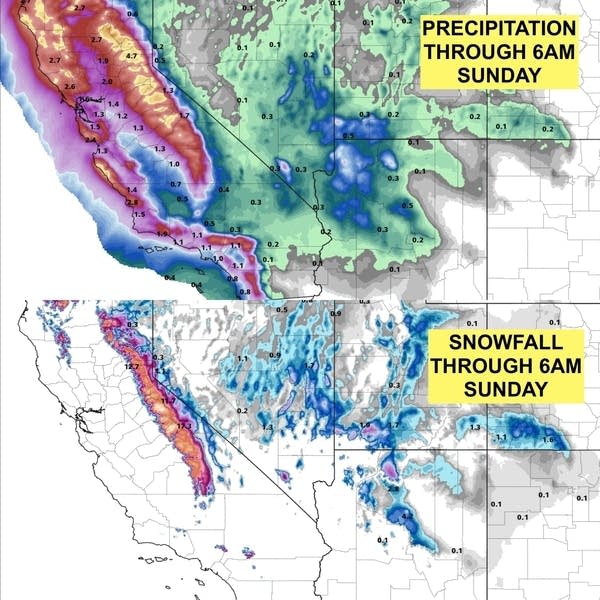 CA precip