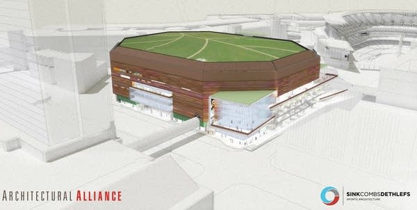 Target Center Rendering 3