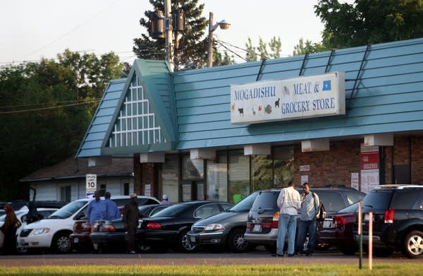 Gathering at a local business