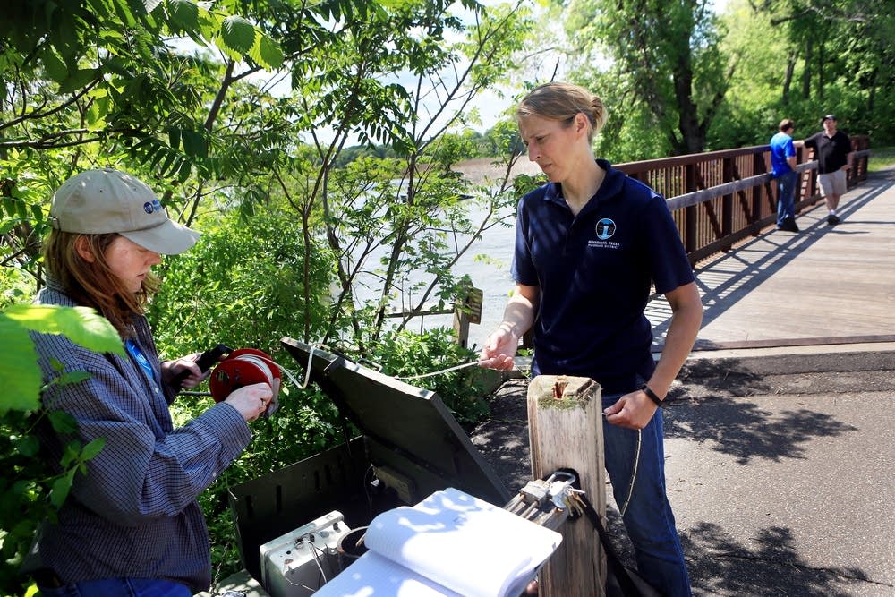 Measuring water levels