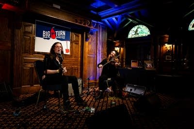 band performing on stage