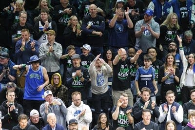 NBA first-round playoff series between the Timberwolves and the Nuggets
