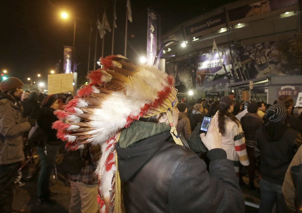 Redskins protest
