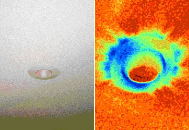 Air leakage from ceiling lights