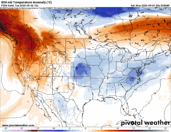 Sunny Labor Day, then a taste of fall and storms this week