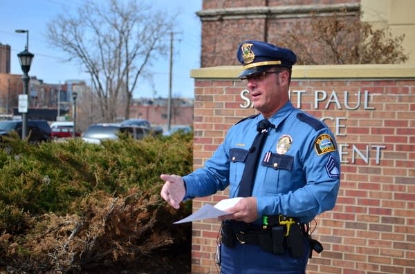 Sgt. Paul Paulos comments on Easter shooting.