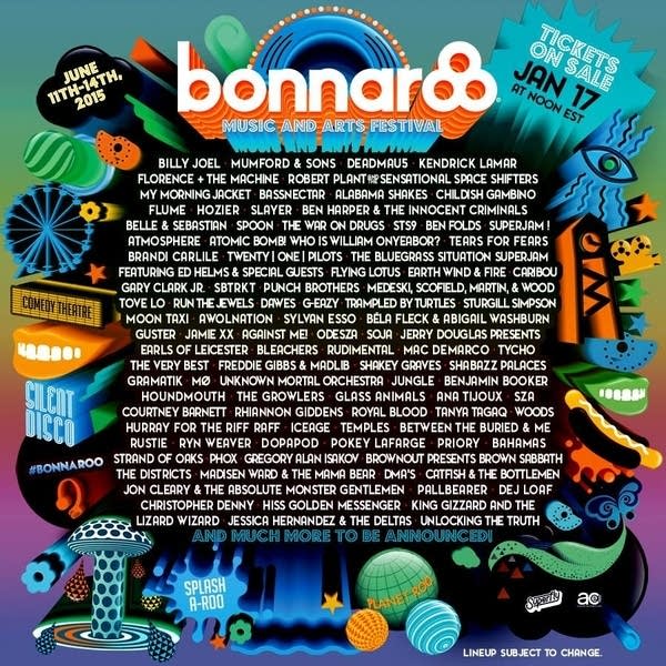 Atmosphere and Trampled By Turtles join Bonnaroo 2015 lineup