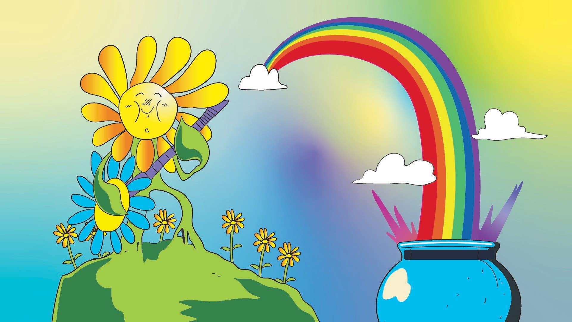 Flowers Vs Rainbows Smash Boom Best Flowers Vs Rainbows Smash Boom Best
