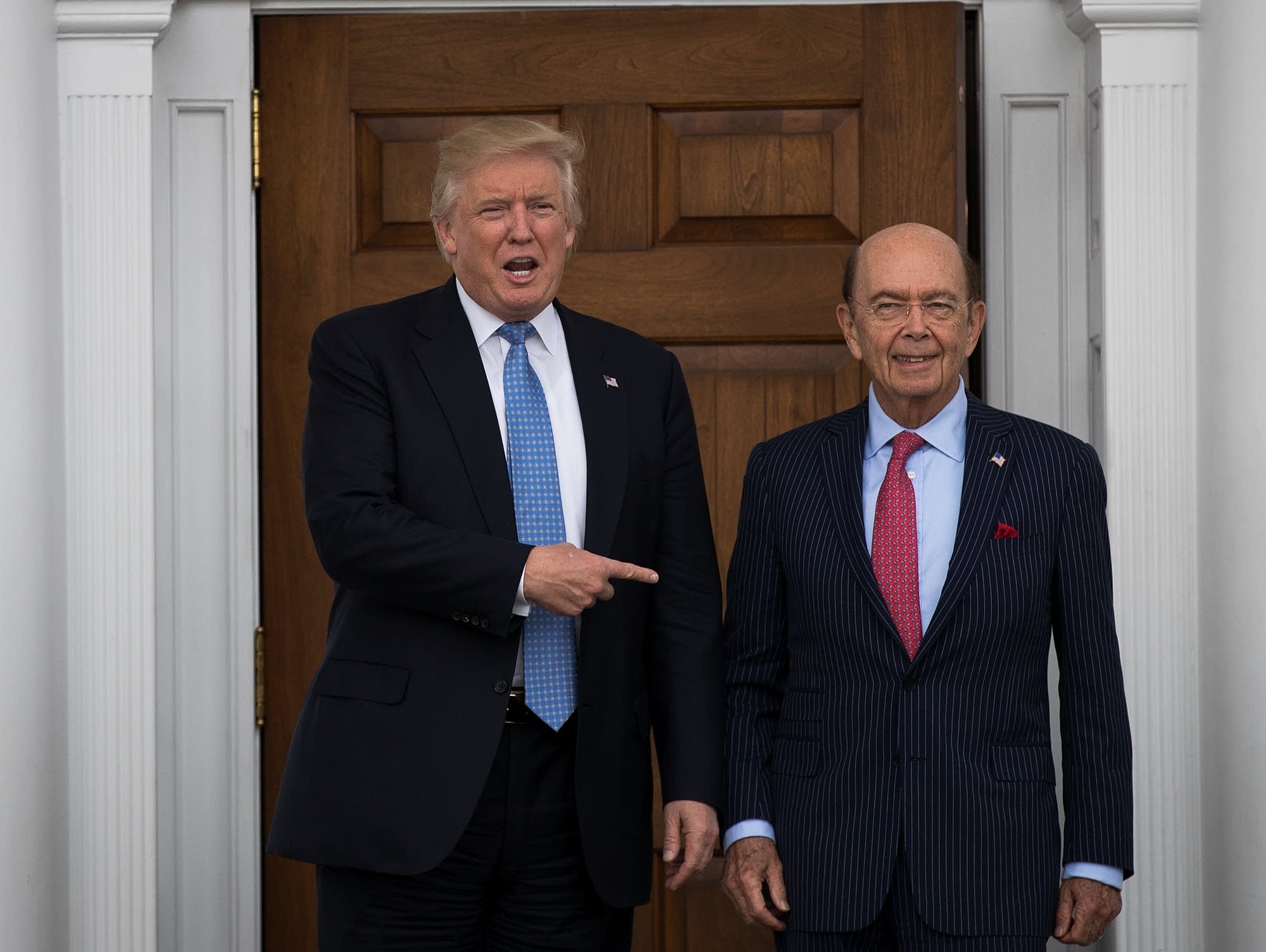 Donald Trump and Wilbur Ross