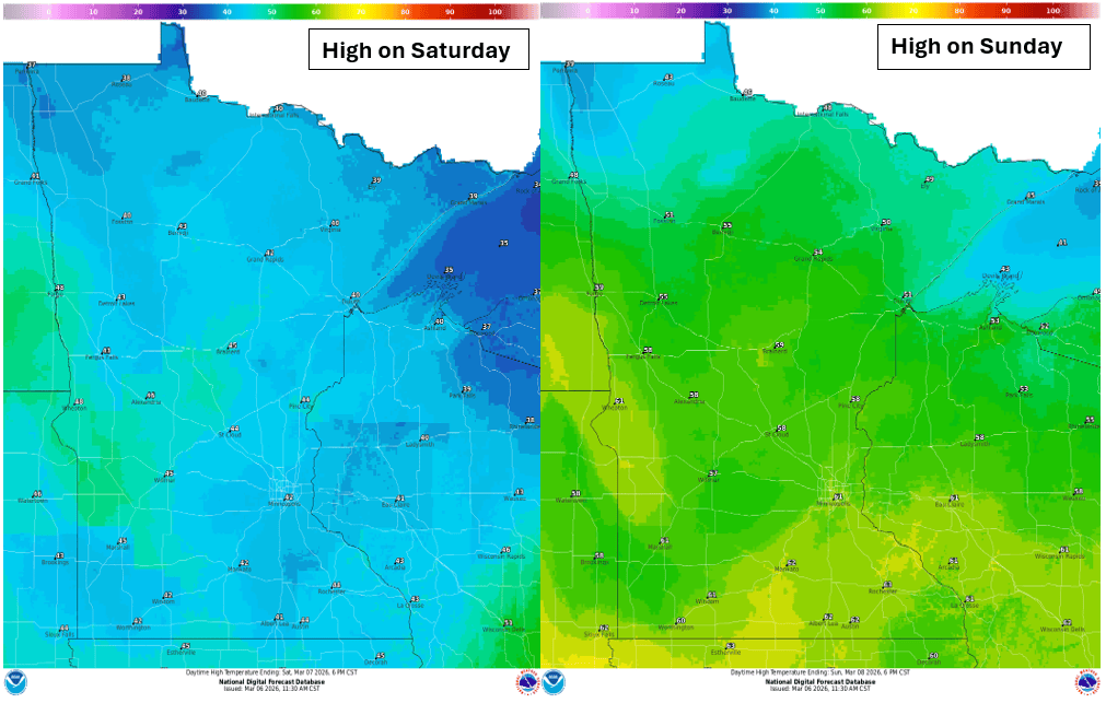 From snowflakes to springlike: Weekend weather swings ahead