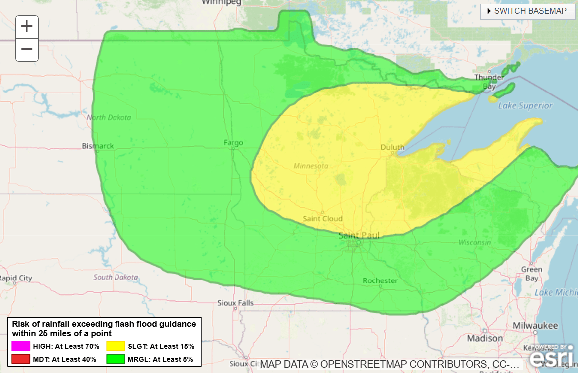 Excessive rainfall potential Tuesday