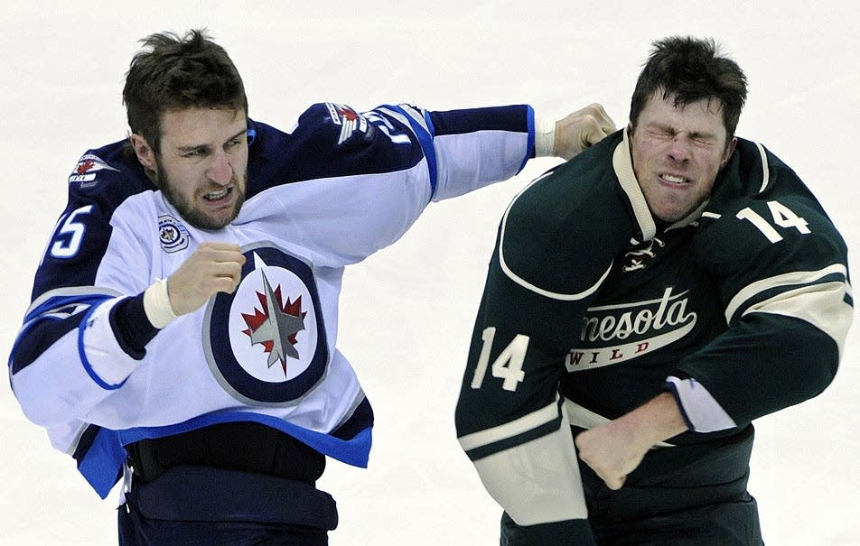 Tanner Glass, Darrell Powe