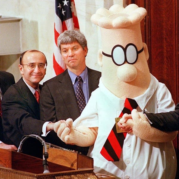 Dilbert rang the opening bell in 1999.