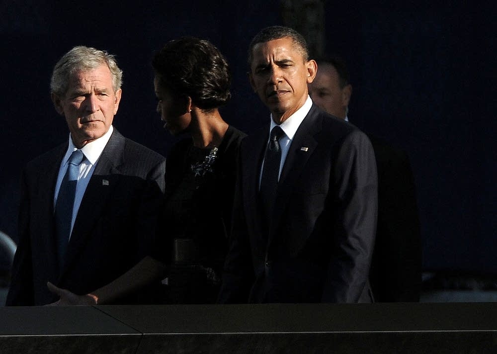 Presidents at 9/11 memorial