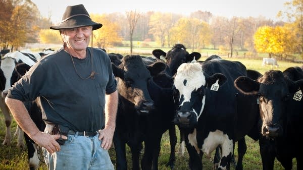 Ron Rusk has been farming for 26 years. Today he runs a small, organic, dairy farm about 60 miles west of Ann Arbor, Michigan.