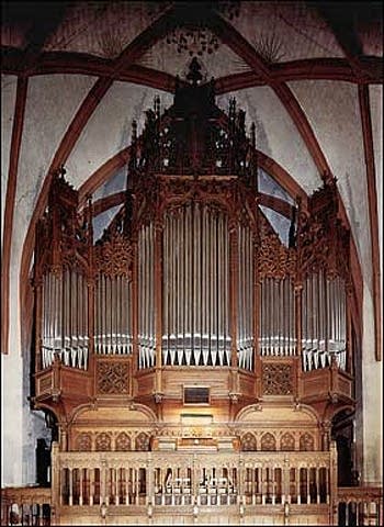 1908 Sauer organ at Saint Thomas Church in Leipzig, Germany