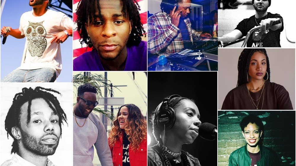 Detroit Rapper Collage Rap Artists Collage