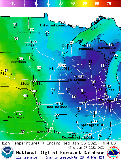 Frigid air departs after Wednesday morning | MPR News