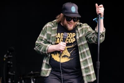  motion city soundtrack performing on stage