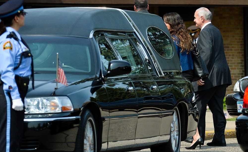 Mark Dayton arrives