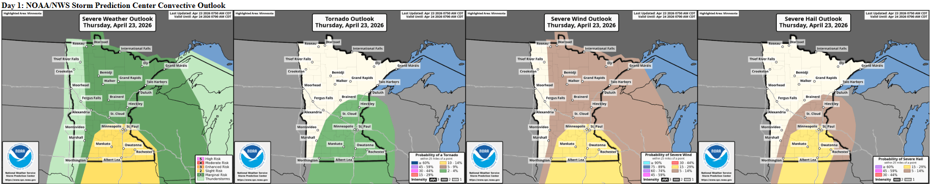 Severe weather threat for Thursday