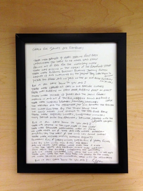 Win a signed Iron & Wine lyric sheet and a copy of their latest release!