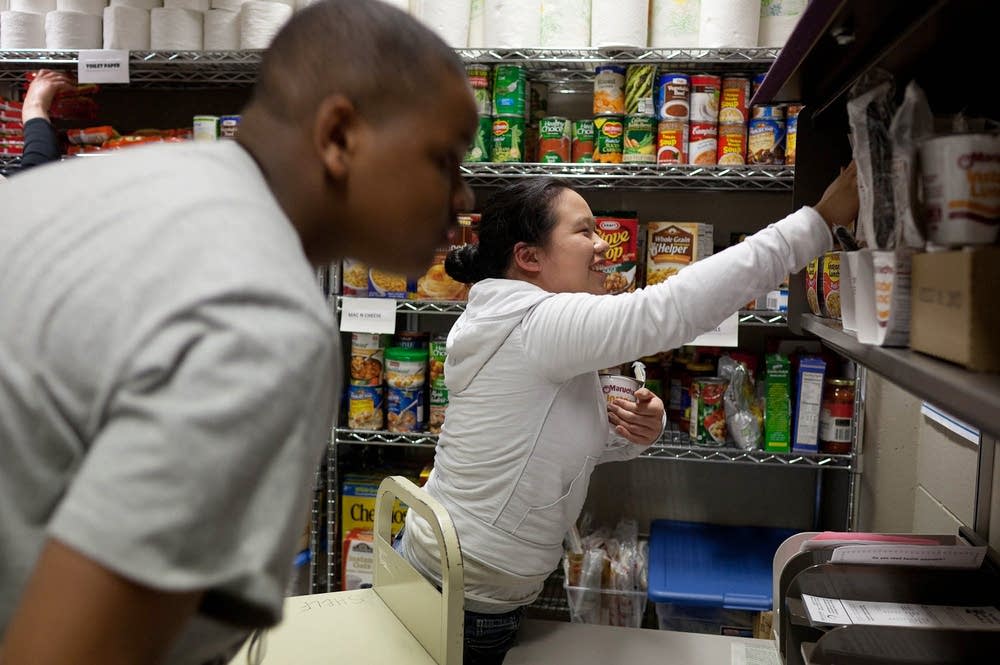 Champlin Park High School food shelf