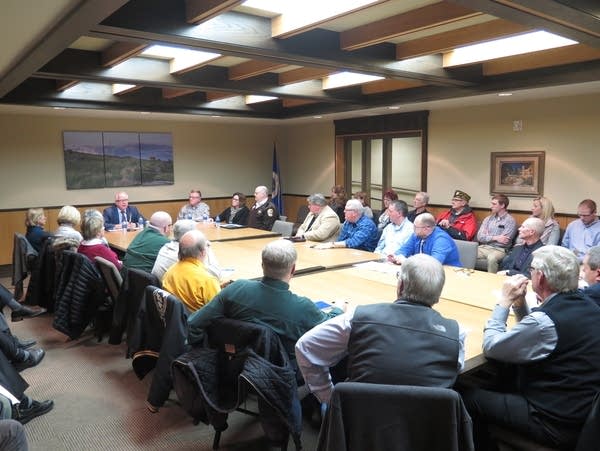 Gov.-elect Tim Walz in Luverne