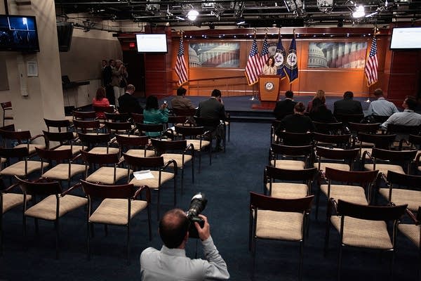 Bachmann's sparsely attended event