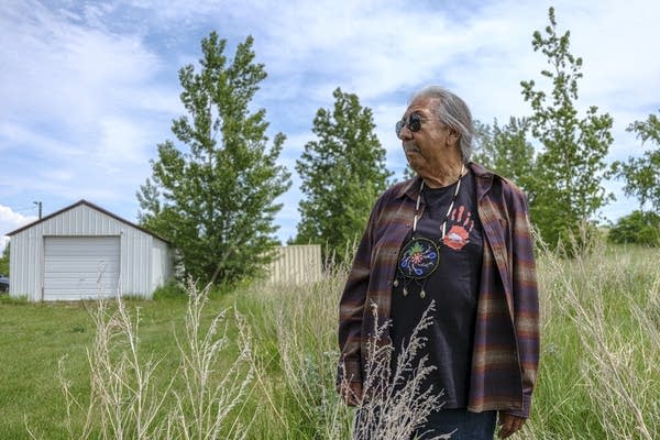 A Native activist, Leonard Peltier