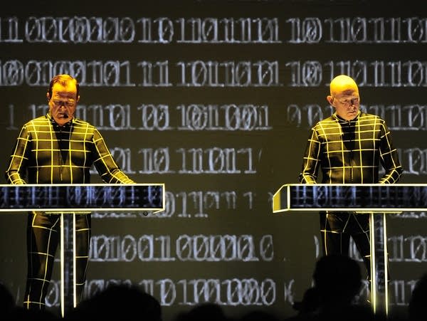 Kraftwerk perform at the Guggenheim Museum Bilbao in October 2016