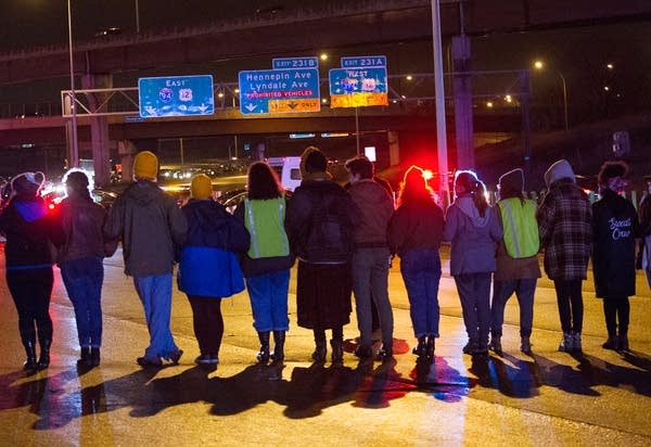 Black Lives Matter protesters