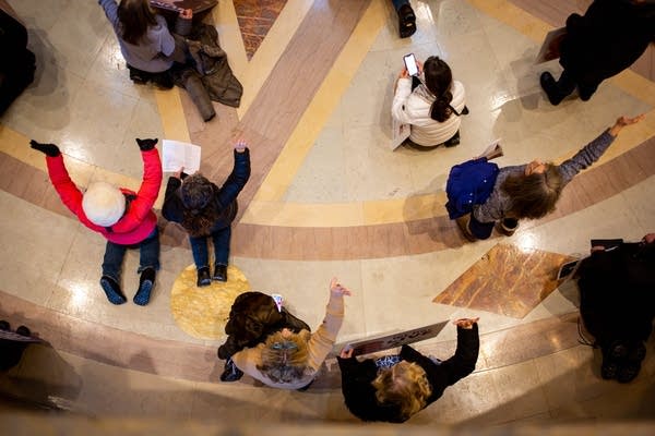 Pro-life and pro-choice advocates gather at the Capitol